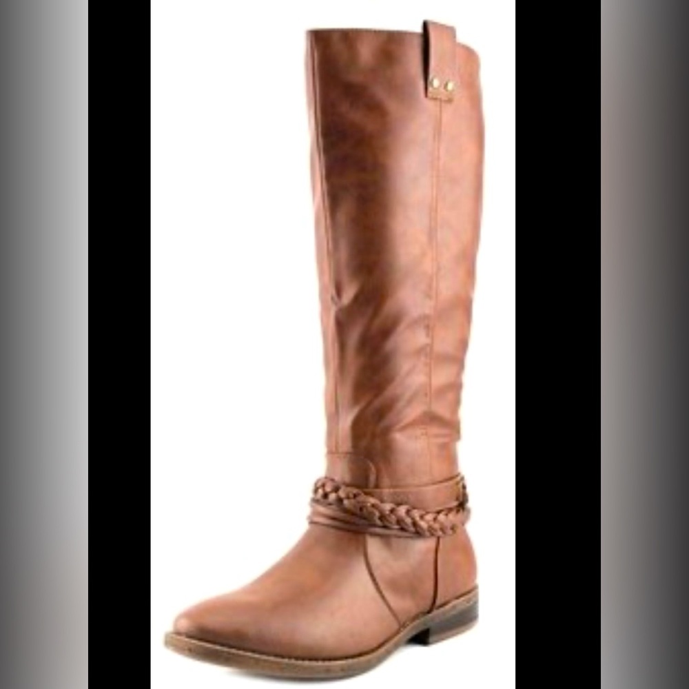 Rampage Ibsen cognac calf high boots. Size 9.5